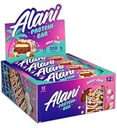Alani Nu Protein Bars ROCKY ROAD | High Protein Gluten-Free Bars | 16g Protein | Low-Sugar (7G) L...