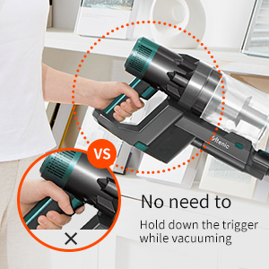 ULTENIC U11 Pro - Cordless Vacuum Cleaner - 25000Pa - 4 In 1 - LED - 2200mAh Detachable Battery And 50Mins Runtime For Hard Floor Carpet Car Pet Hair 13 vacuum cleaner