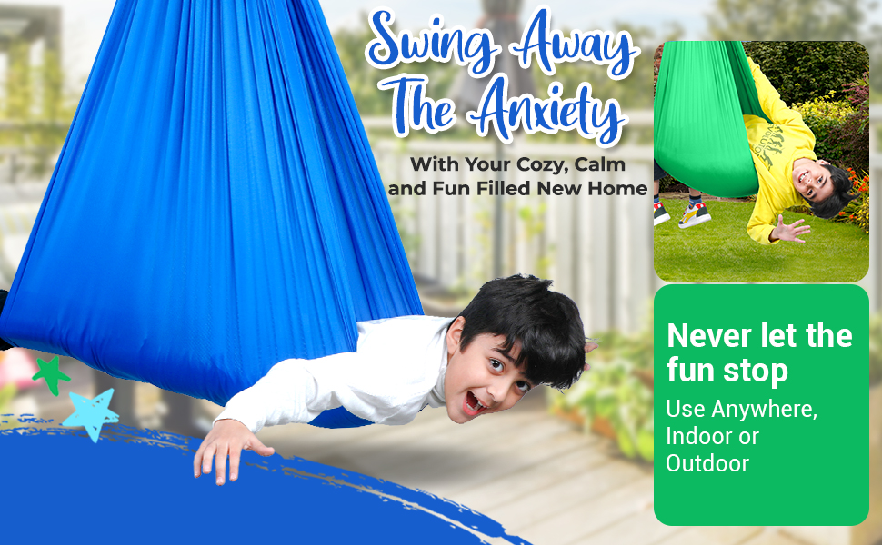 swing sensory kids door swing savoiz sensory swing child hammock sensory swing pod