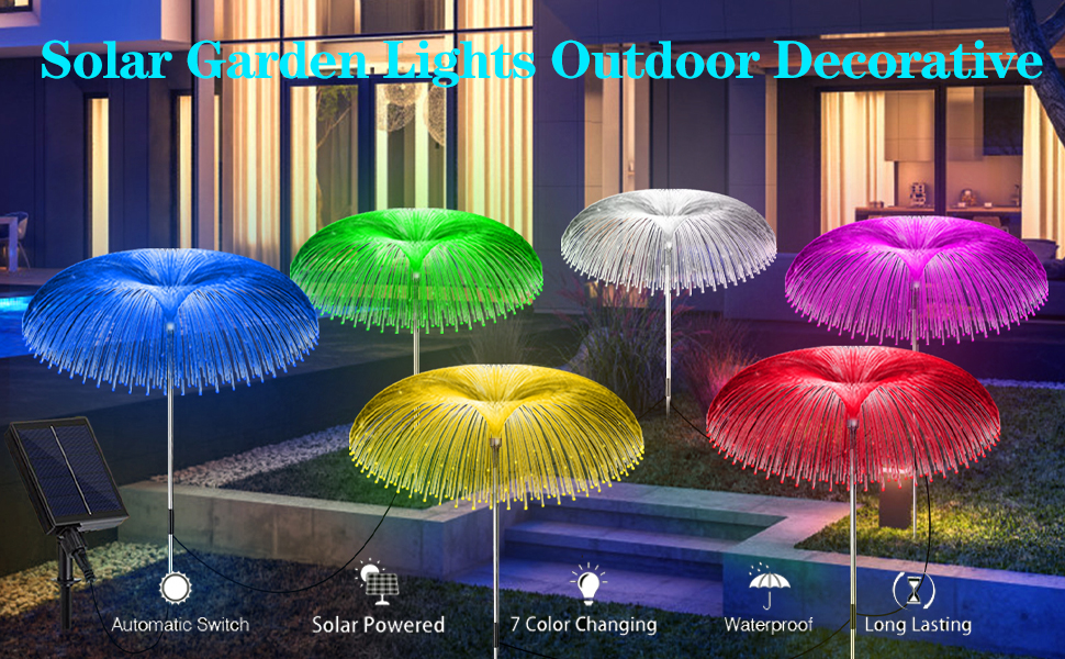 solar light garden decorations