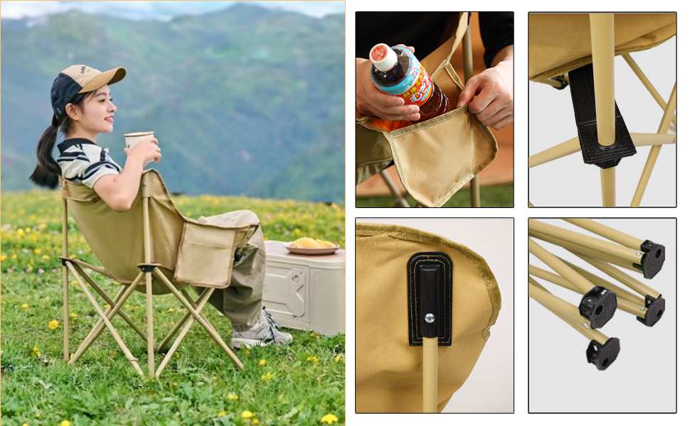 YOGOTO アウトドア チェア キャンプ椅子 折りたたみ式 コンパクト 耐荷重 Amazon.co.jp: YOGOTO アウトドア チェア キャンプ椅子