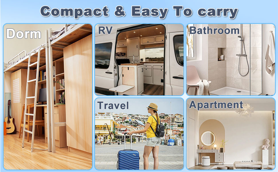 Portable Washing Machine, 15L Mini Foldable Small Washer