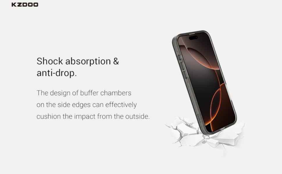 shock absorption anti-drop clear case for iphone 16