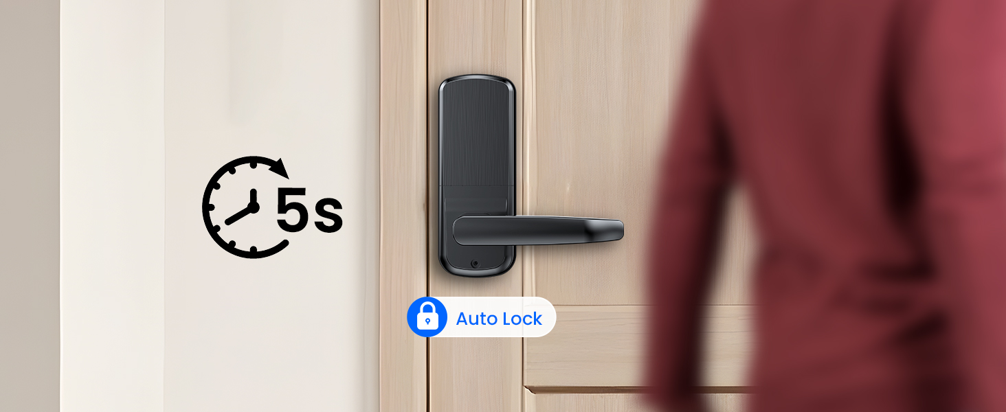 Keyless Entry Door Lock with Handle