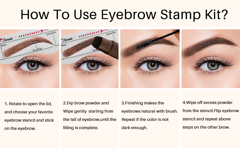 Eyebrow Stamp Kit,Brow Stamp