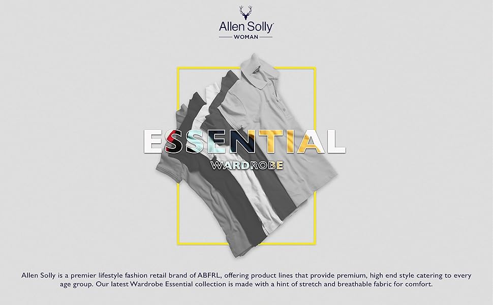 Allen Solly Woman, Basics, Warbrobe Essentials, Solid, Plain, Comfortable