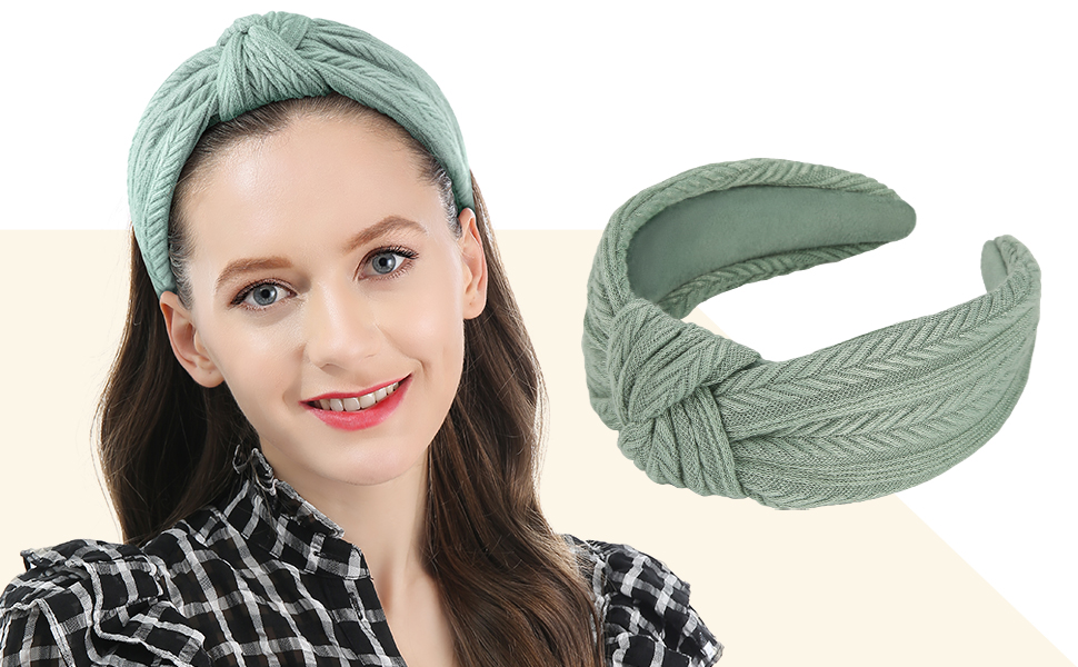 Solid Color Knitting Headbands
