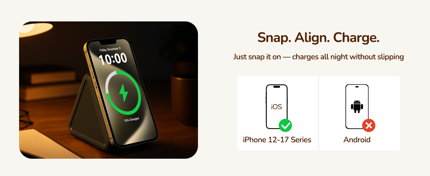 Snap. Align. Charge.