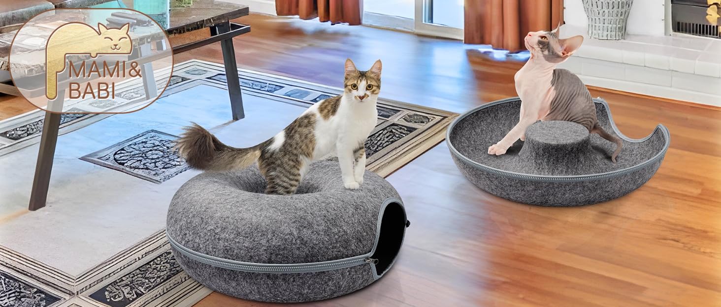 Tunnel bed for cat