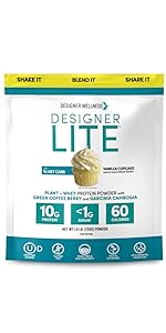 Designer Protein, Designer Wellness, Designer Lite low calorie protein