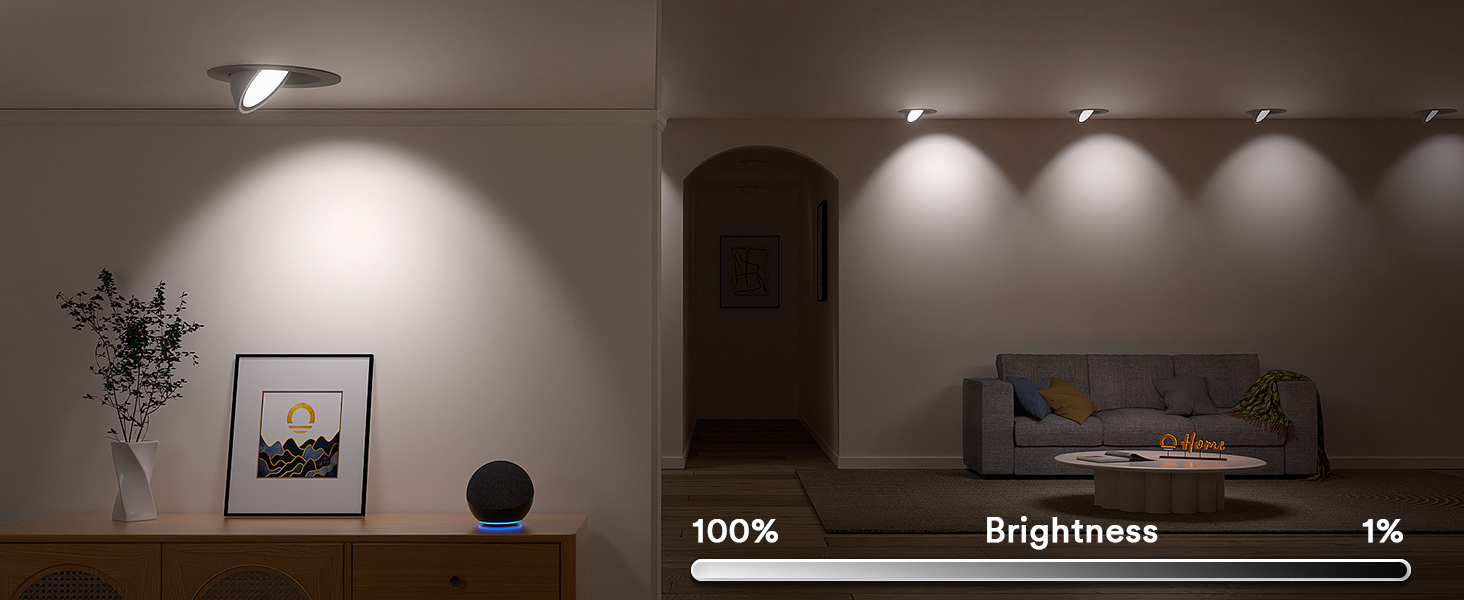 smart gimbal recessed light