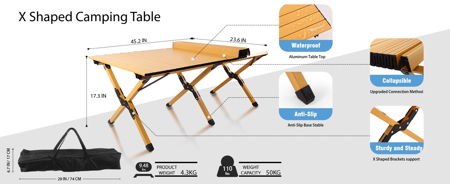 Lightweight Camping Table