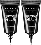 Makartt Nail Rhinestone Glue for Nails- 60ML Super Strong Gel Glue for Rhinestones, 3D Art Charm ...