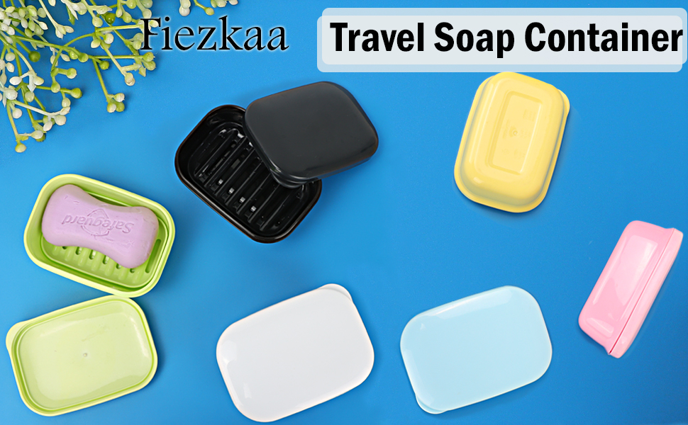 Fiezkaa Travel Soap Container, 1 Pack Bar Soap Holder