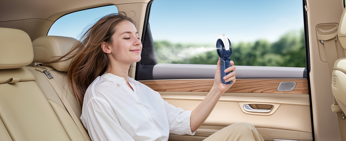 handheld misting fan