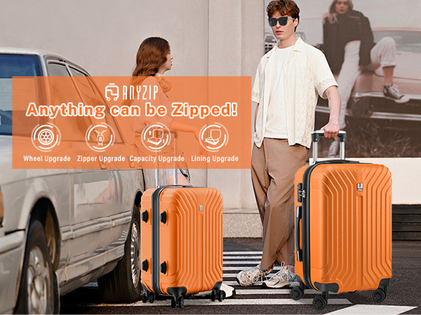 Amazon.com | AnyZip Expandable Luggage, 24 Inch Hard Shell