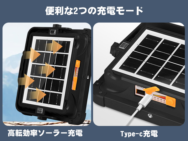 Amazon | 投光器 led 作業灯 「2025高輝度」充電式 led ランタン