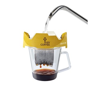 キーコーヒー ドリップオン 透明グラス 誰がいれもおいしい フィルター構造 300×300