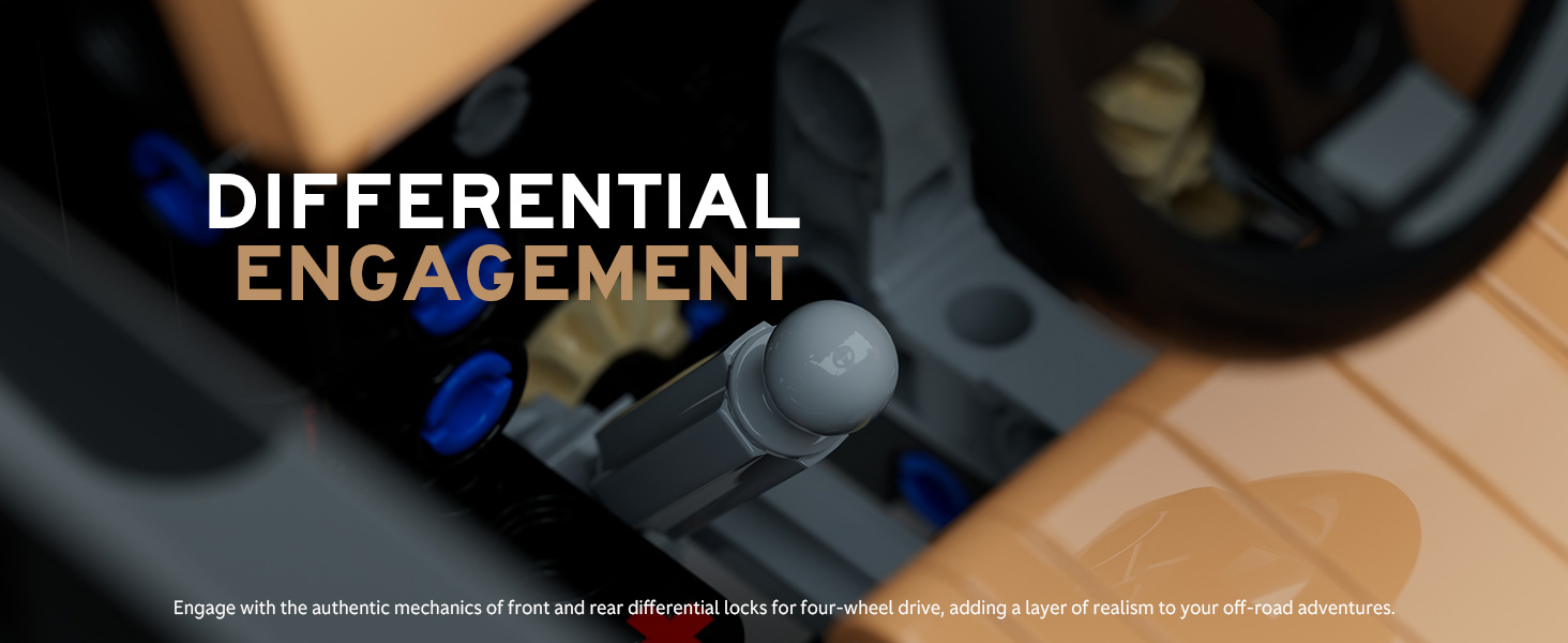 Nifeliz L002 Off-road Truck Technical SUV Car Building Toy for Adults Men Him