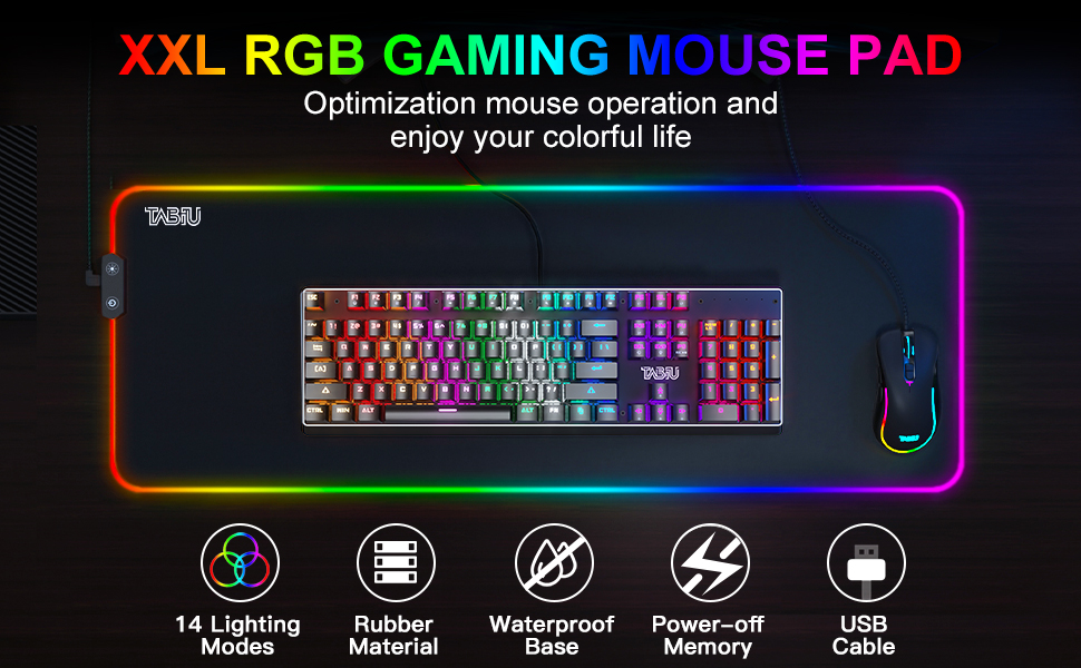 RGB Gaming Mouse Pad