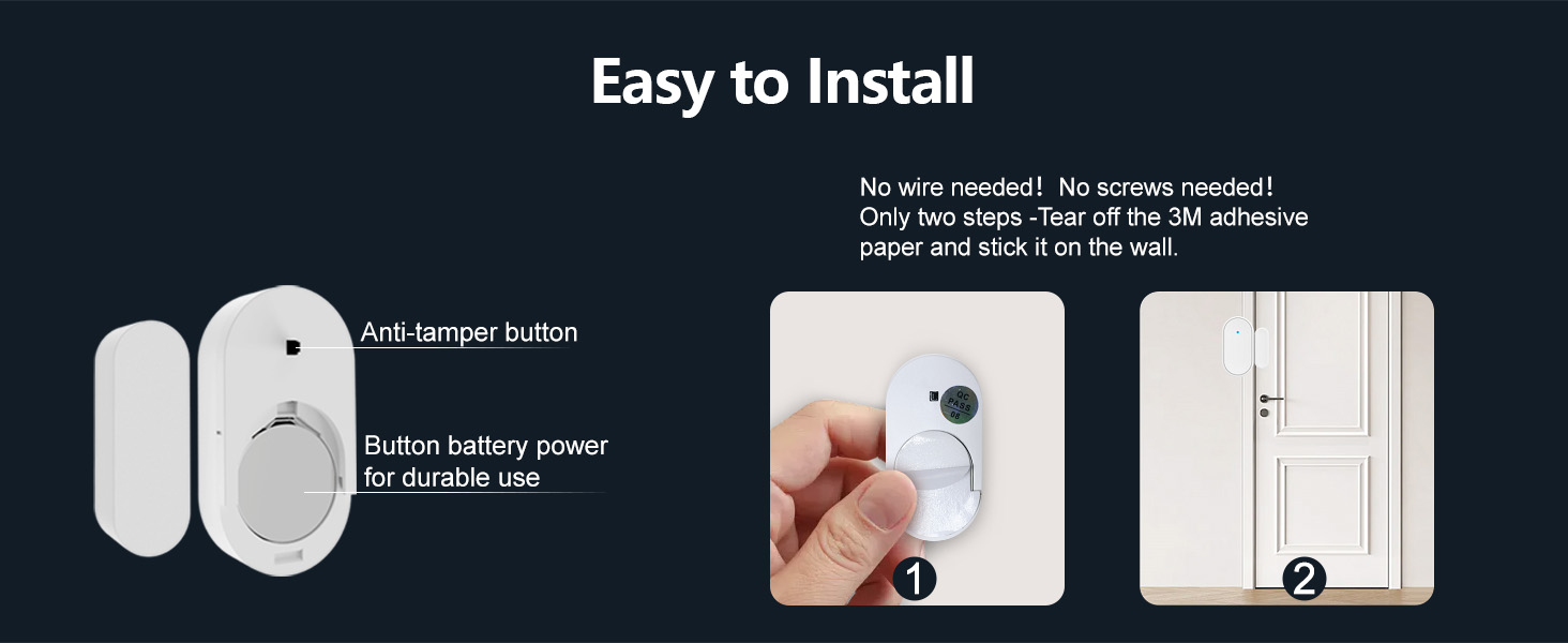 Window&Door Sensor for Alarm System