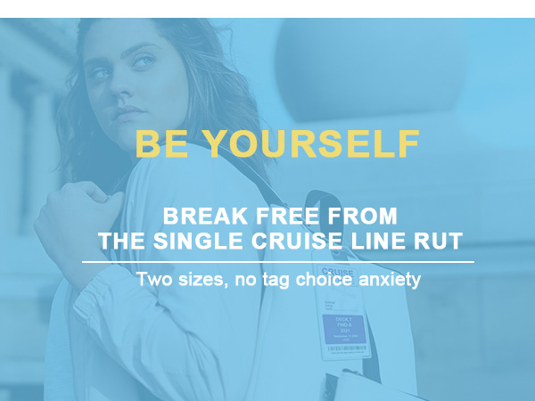 break free from the single cruise line rut, available on all majo cruise ships