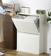 Amazon｜川口工器 ロータイプ 伸縮 ランドリーラック (棚2段