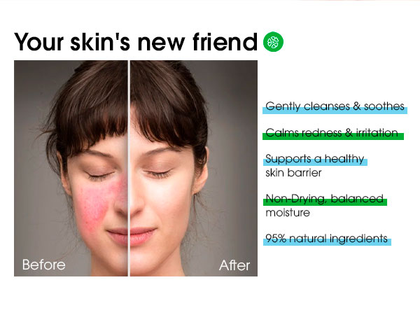 Face Wash, Daily Facial Cleanser for Sensitive skin 