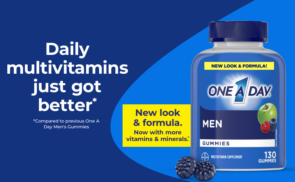 One A Day Men's Multivitamin Gummies Daily Gummy Vitamins For Men