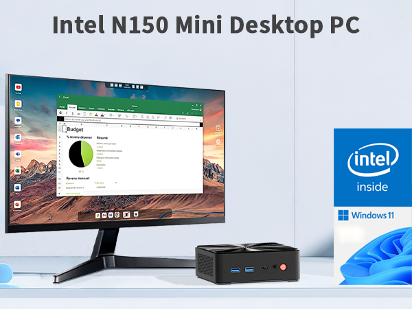 ノートパソコン Intel N150 8GB 500GB SSD Amazon | ミニPC N150 インテル最新のTwin Lake-Nシリーズ (4C