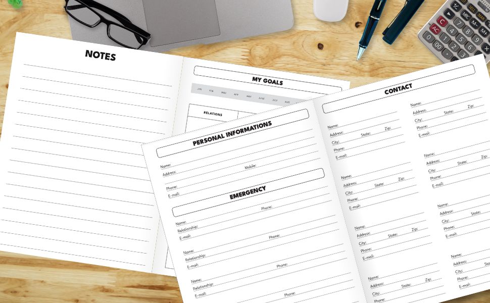 2 year monthly planner