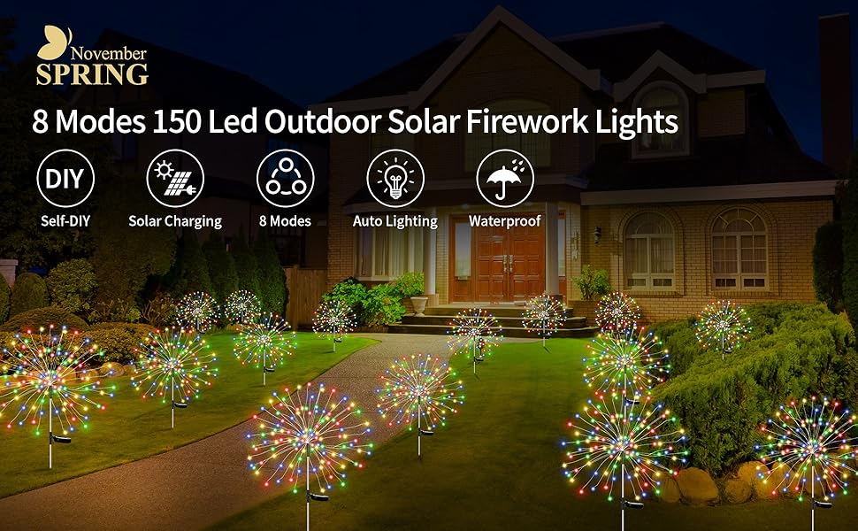 firework lights solar