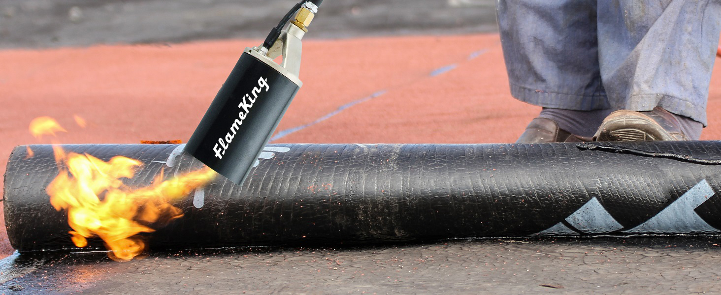 Flame King Propane Torch Kit Heavy Duty Weed Burner, 340,000 BTU with Piezo Igniter