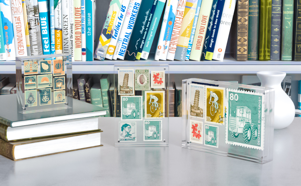 Acrylic Photo Frame, For Displaying Collectible Items, Stamp Collections