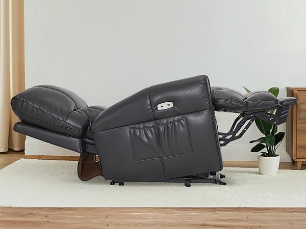 電動リクライニング フルフラットチェア グレー 楽天市場】送料無料 フルフラットバケットレーシングチェアー