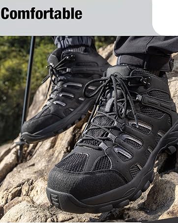 men's black comfortable boots