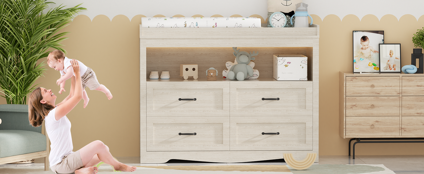 Baby Changing Table Dresser 