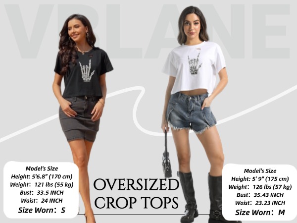 トップス compact print tee Girls' crop-top T-shirt with print | 4F: Sportswear and shoes