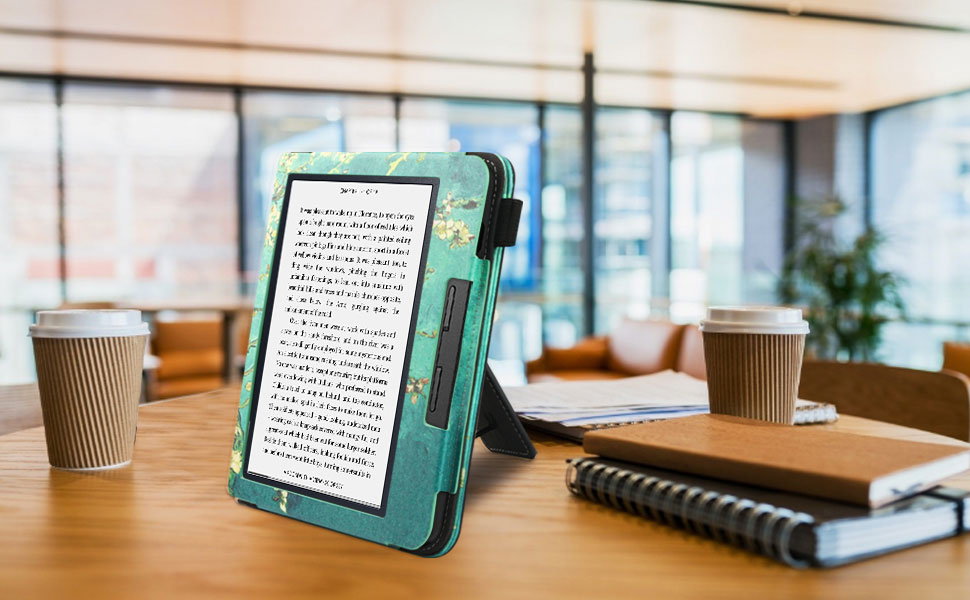 KIMATOT Kobo Libra 2 Case Premium PU Leather Smart Cover Compatible with Kobo Libra 2 2021