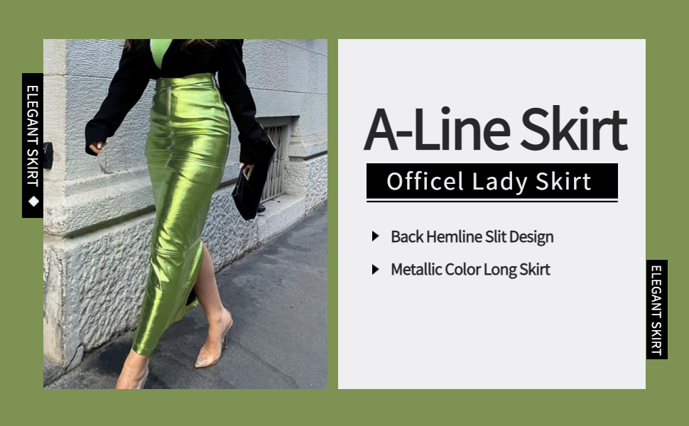 Amazon.com: LEOROO Long Skirts for Women Trendy High Waisted