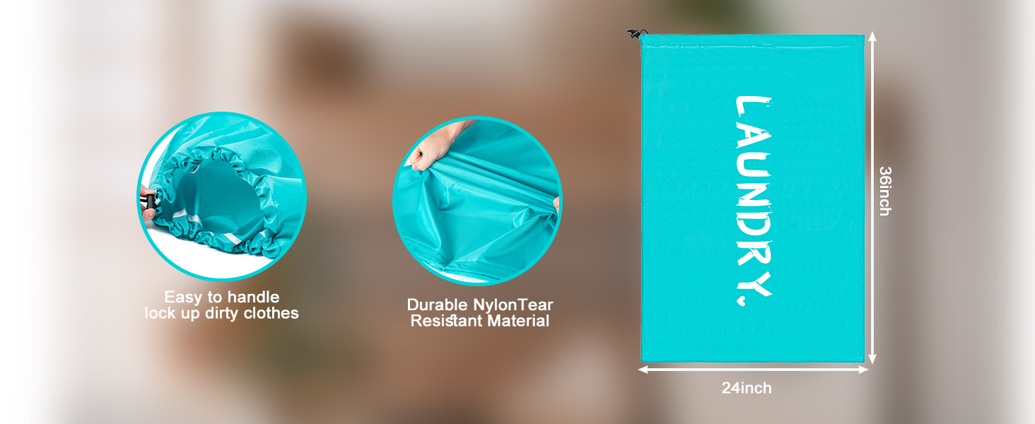 Large Laundry Bags for Traveling,Dirty Clothes Travel Bag,Laundry Bags for Camp