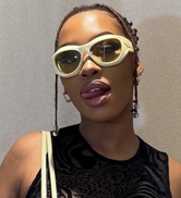 Futuristic Oval Sunglasses