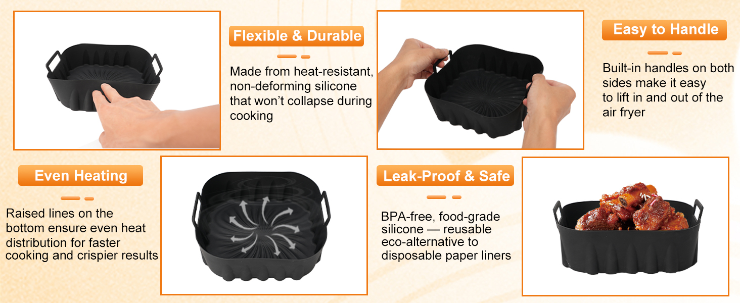 air fryer silcone tray
