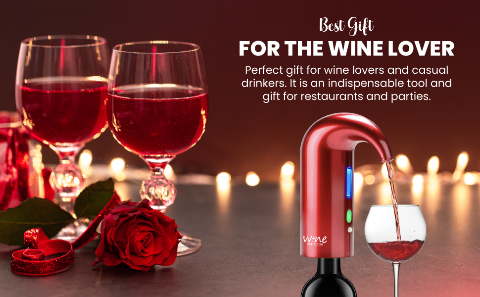 Electric Wine Opener, Wine Aerator Pourer, Rechargeable