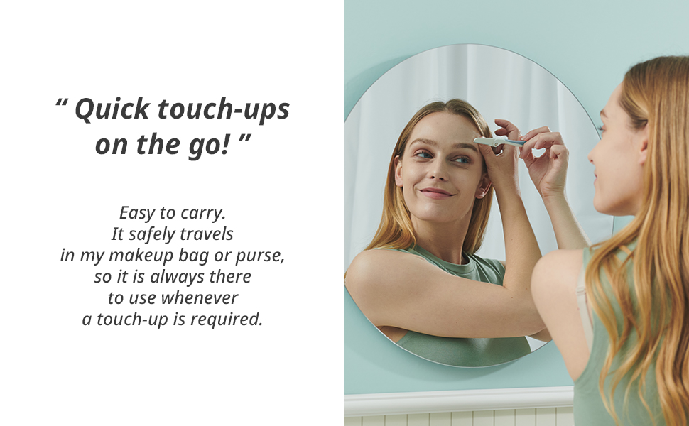 Dorco Shai Foldable Eyebrow & Facial Razor for Women Safest & Easiest