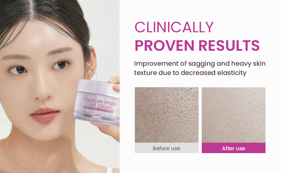 YADAH Collagen Hydra Core Cream Hydration wrinkle Firming care collagen Hyaluronic acid