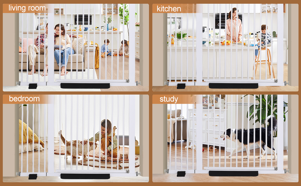 Amazon.com : 59.1'' Extra Tall Pet Gate,30.3''-40.9'' Wide