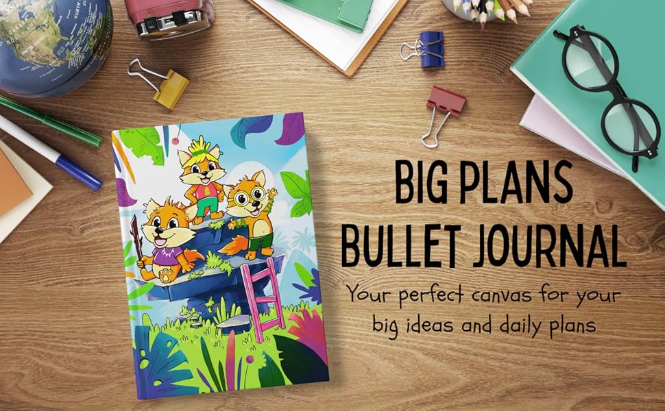 Big Plans Bullet Journal. Your perfect canvas for your big ideas and daily plans.