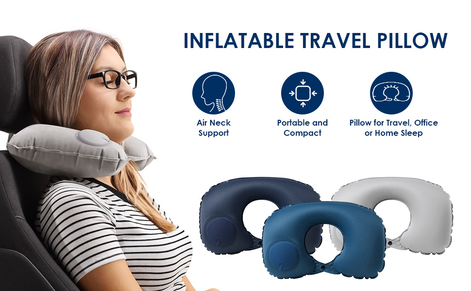 Oreiller de Voyage Gonflable