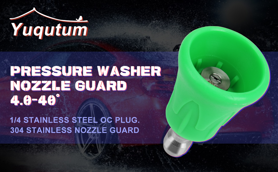 Pressure Washer Nozzle Guard, Power Washer Tips with 1/4